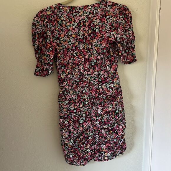 Stradivarius mini floral cotton dress M - Picture 4 of 5